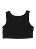 Black 'MNLS' Sports Bra