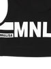 Black 'MNLS' Sports Bra