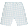 Blue Check Short Set