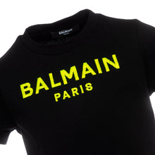 Load image into Gallery viewer, Black Neon T-Shirt Dress