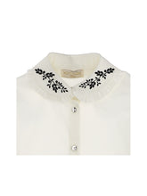 Load image into Gallery viewer, Ivory &amp; Black Blouse