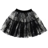 Black Lace Tulle Skirt