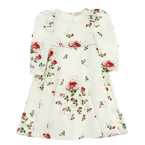 Ivory Rose Diamante Chic Dress