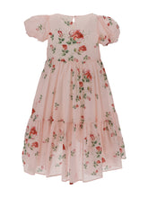 Load image into Gallery viewer, Pink Maxi Roses Chic Dress
