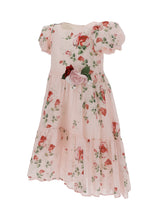 Load image into Gallery viewer, Pink Maxi Roses Chic Dress