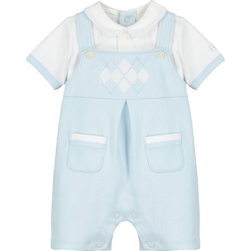 Blue 2 In 1 Shortie