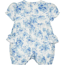 Load image into Gallery viewer, Blue Floral Romper