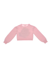 Load image into Gallery viewer, Pink Knitted Rose Jumper