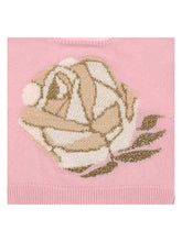 Load image into Gallery viewer, Pink Knitted Rose Jumper