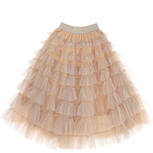 Load image into Gallery viewer, Beige Maxi Tulle Skirt