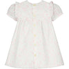 Ivory Floral Frill Dress