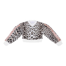 Load image into Gallery viewer, Leopard Print Cropped Sweat Top