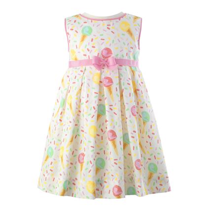 White Ice Cream Dress & Bloomers