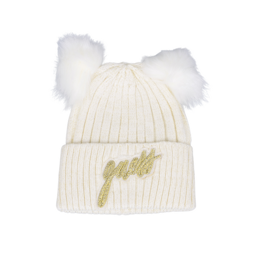 Ivory Guess Bobble Hat