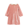 Pink 'Agnes' Velvet Dress