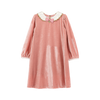 Pink 'Agnes' Velvet Dress
