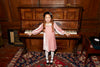 Pink 'Agnes' Velvet Dress