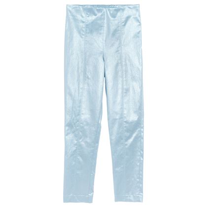 Monnalisa Sale Blue Satin Stretch Jegging