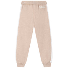 Load image into Gallery viewer, Girls Beige &amp; White Sweat Pants
