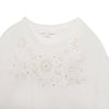 Ivory Embroidered Detail T-Shirt