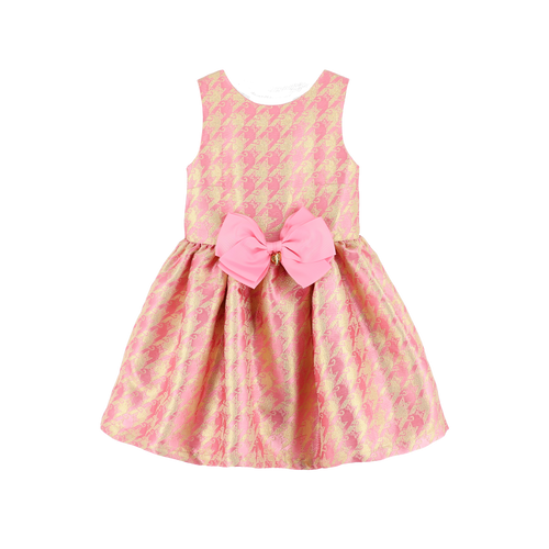 Pink & Gold 'Cat' Dress