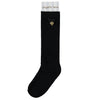 Black 'Charming' Socks