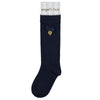 Navy 'Charming' Socks