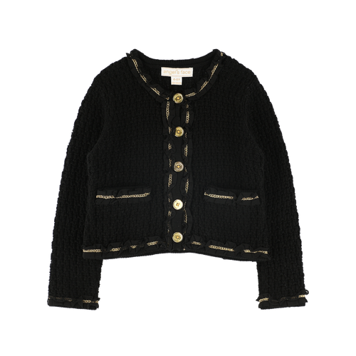 Black 'Coco' Knitted Jacket