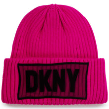 Load image into Gallery viewer, Bright Pink DKNY Ribbed Hat