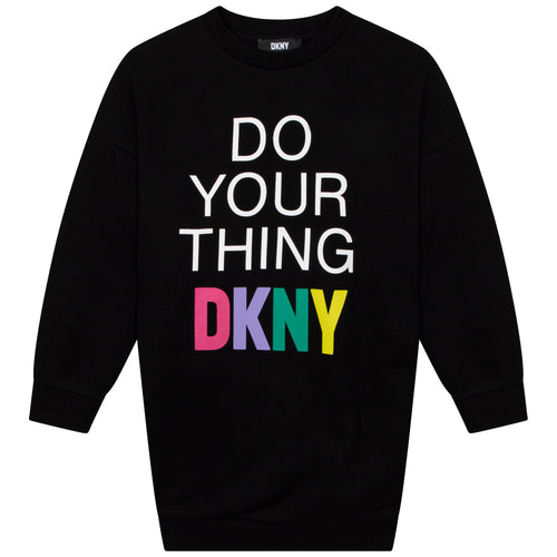 Black 'Do Your Thing' Sweat Dress