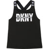 Black Logo Vest Top