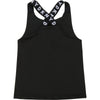 Black Logo Vest Top