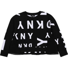 Load image into Gallery viewer, Black Logo Sweat Top