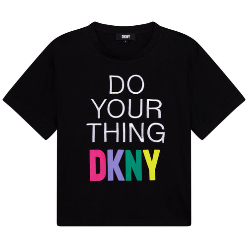 Girls Black 'Do Your Thing' T-Shirt