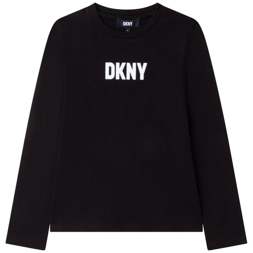 Girls Black DKNY Top