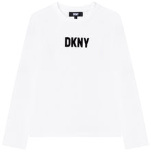 Load image into Gallery viewer, Girls White DKNY Top