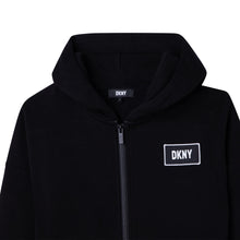 Load image into Gallery viewer, Black DKNY Zip Up Hoodie