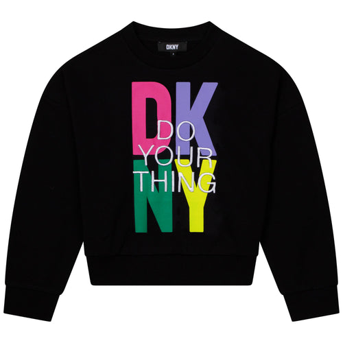 Black DKNY Sweat Top