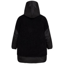 Load image into Gallery viewer, Girls Black Reversible Teddy Coat