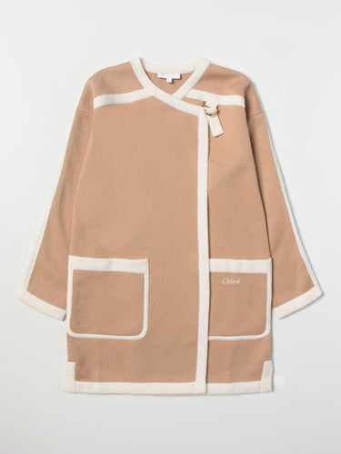 Beige & Ivory Knit Cardigan