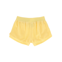 Load image into Gallery viewer, Yellow &#39;Dori&#39; Velour Shorts