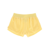 Yellow 'Dori' Velour Shorts