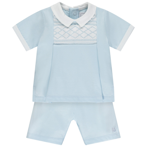 Blue Shorts Set