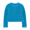Blue 'Eugenie' Knitted Jacket