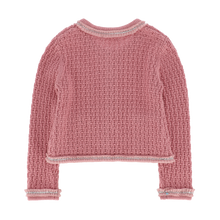 Load image into Gallery viewer, Dusky Pink &#39;Eugenie&#39; Knitted Jacket