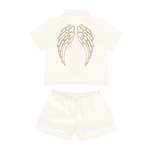 Ivory 'Faye' Satin Pj's
