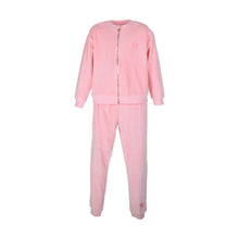 Load image into Gallery viewer, Pink Velour Tracksuit