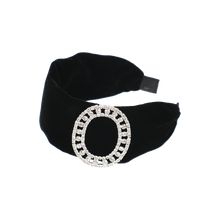 Load image into Gallery viewer, Black &#39;Gail&#39; Diamante Headband