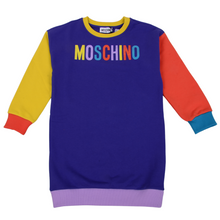Load image into Gallery viewer, Purple Colour Block Moschino Dress