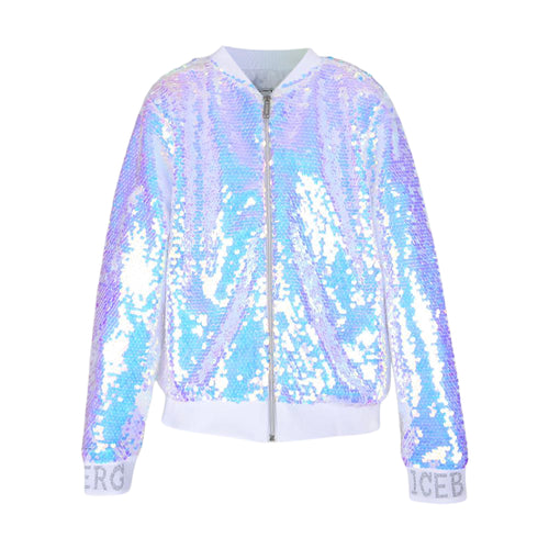Sequin Zip Up Jacket